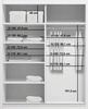 Szafa przesuwna A11 150 / 245 / 62 lustro, różne kolory i rozmiary