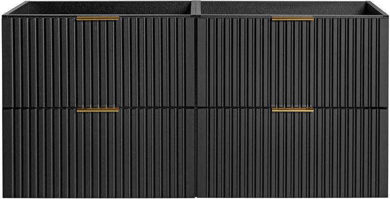 Zestaw szafek 120cm, Meble łazienkowe ADEL CZARNY