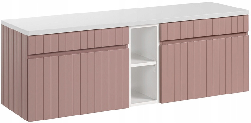 Blat łazienkowy 140cm, Meble łazienkowe BIAŁY