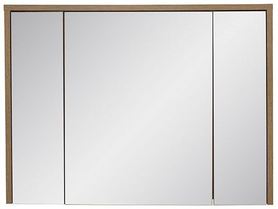 Szafka z lustrem 100cm, Meble łazienkowe HAMPTON Dąb Huton