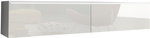 Szafka RTV Lowboard D 140cm BIAŁY / BIAŁY POŁYSK