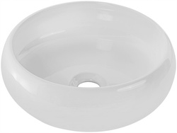 Umywalka nablatowa WIKI 36cm Biały Połysk