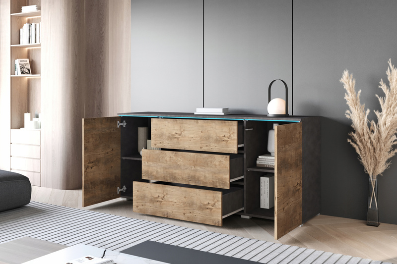 Komoda VERA 150 Matera / Kastanien Breslaw