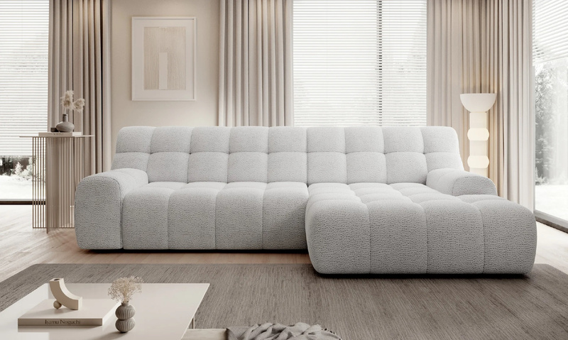 Nowoczesny Narożnik COCOON S 292 cm, Elektryczny wysuw siedziska