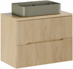 Umywalka nablatowa TRUST 55cm Zielony Mat