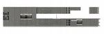Front do zmywarki GREY ZM 713 x 446 SZARY POŁYSK / SZARY PLATYNOWY