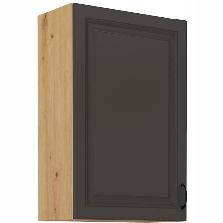 Szafka kuchenna górna STILO 60 G-90 1F GRAFIT MAT/DĄB ARTISAN