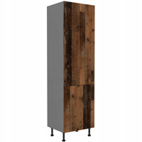 Szafka kuchenna słupek OLD STYLE 60 DK-215 2F OLD STYLE WOOD/ANTRACYT