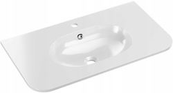Umywalka meblowa jednokomorowa PURE 80cm Biały Połysk