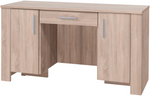 Biurko CEZAR 17, Biurko 100cm, Szuflada, Dąb Sonoma