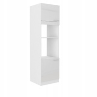 Szafka kuchenna LARA 60 DPM-210 2F BIAŁY/BIAŁY POŁYSK