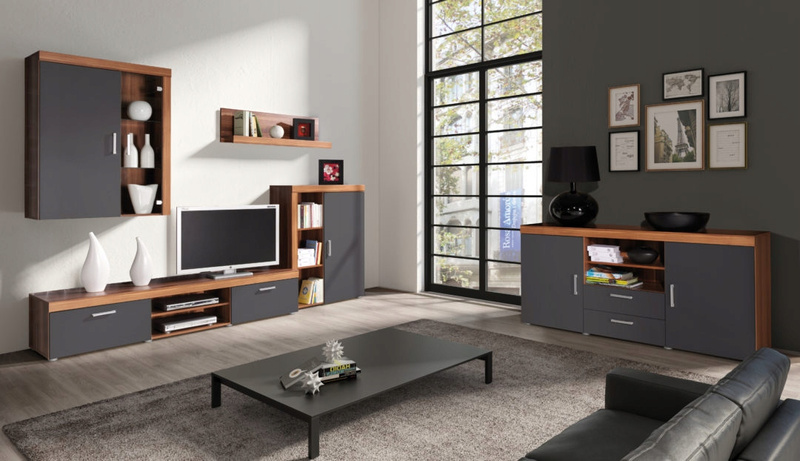 Szafka RTV SAMBA 8, RTV 200cm, Meble do Salonu SAMBA, San Marino / Crem