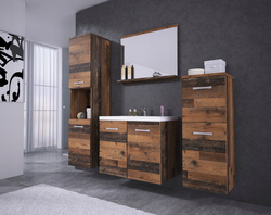 Meble łazienkowe MALO, lustro, umywalka OLD STYLE