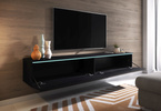Szafka RTV Lowboard D 180cm CZARNY GRAFIT