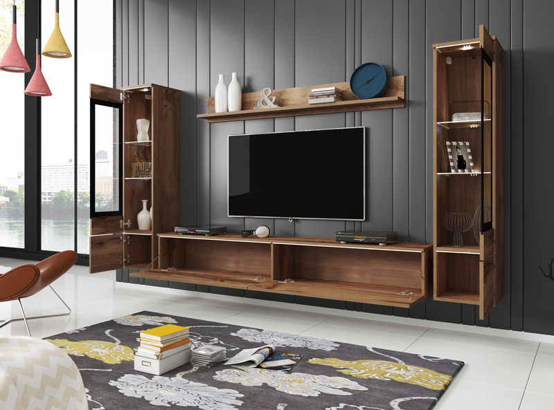 Meblościanka VERA II Zestaw mebli Dąb Wotan