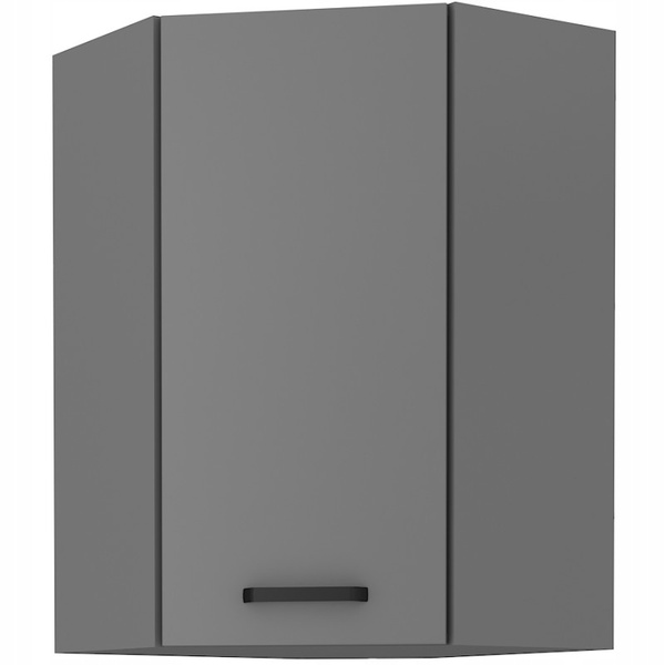 Szafka kuchenna górna narożna NESSA 60x60 GN-90 (45°) 1F ANTRACYT