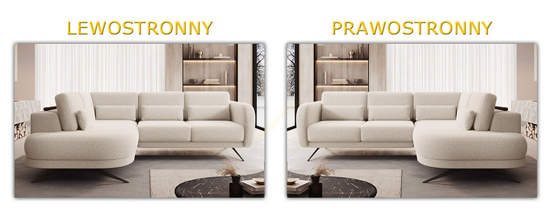 Narożnik ILUSIO L 248 cm, Elektryczny wysuw siedziska, Regulacja Oparć