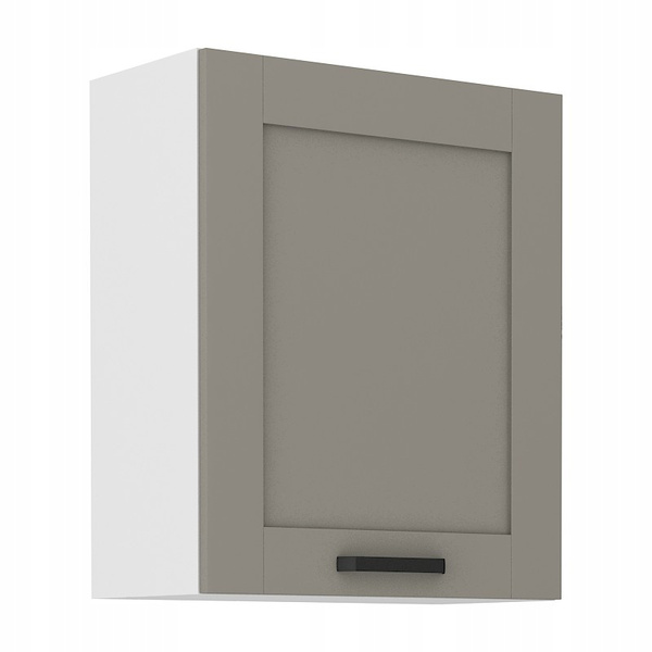Meble kuchenne zestaw narożny LUNA CLAY GREY / BIAŁY kuchnia szafki