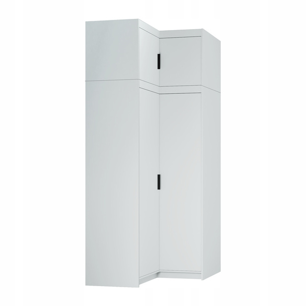 Nadstawka do szafy ELENA 2D NAROŻNA Biały Mat