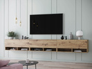 Szafka RTV Lowboard A 300cm BIAŁY / BIAŁY POŁYSK